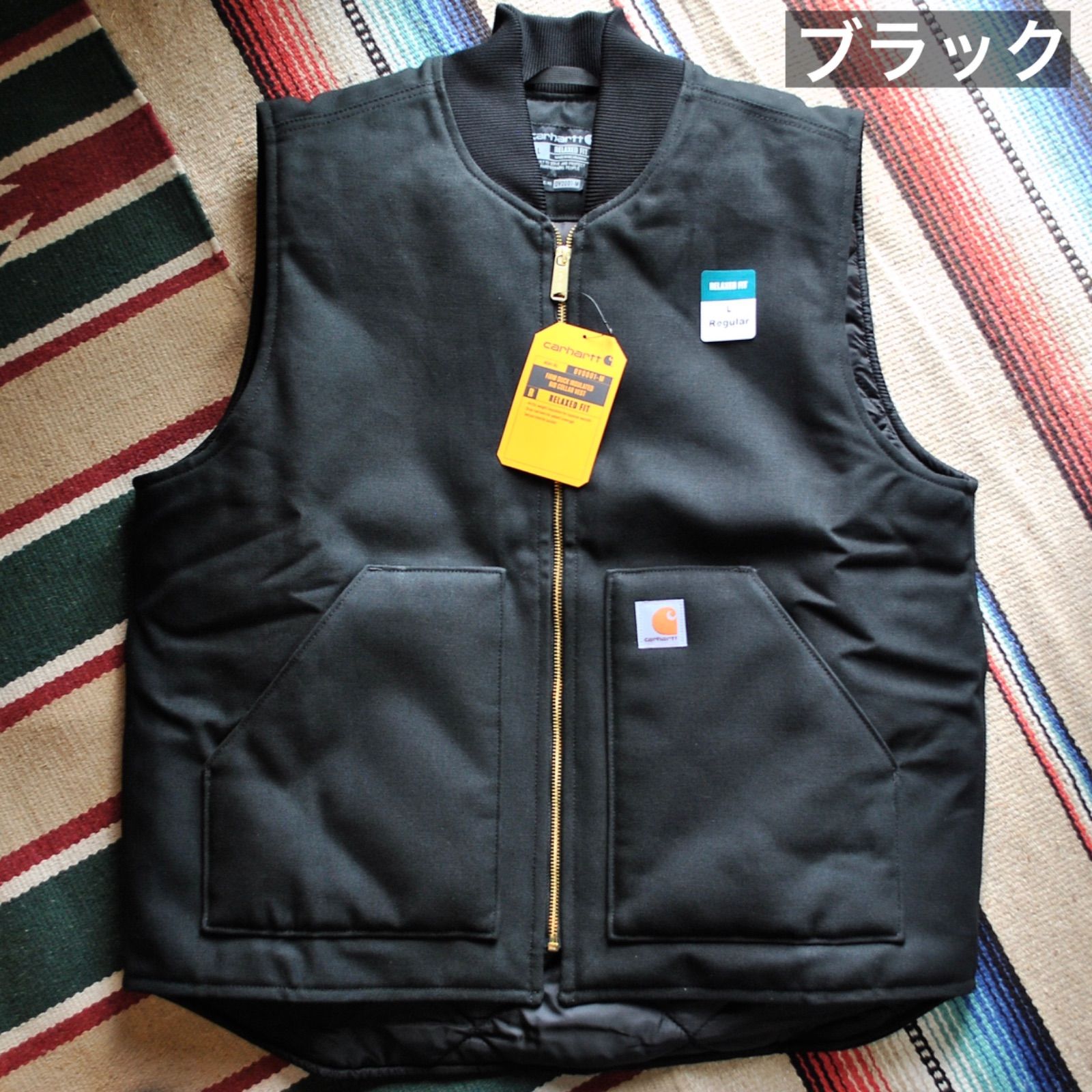 USAカーハートCARHARTT#V01ダックベスト☆ワークベスト アウトドア ...