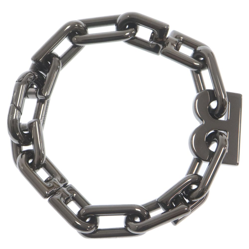 BALENCIAGA シルバーチェーンブレスレット BALENCIAGA (バレンシアガ) Silver Thin B Chain bracelet