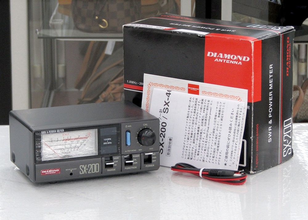 第一電波工業 ダイヤモンドアンテナ SX-200 1.8～200MHz 通過形SWR パワー計 パワーメーター
