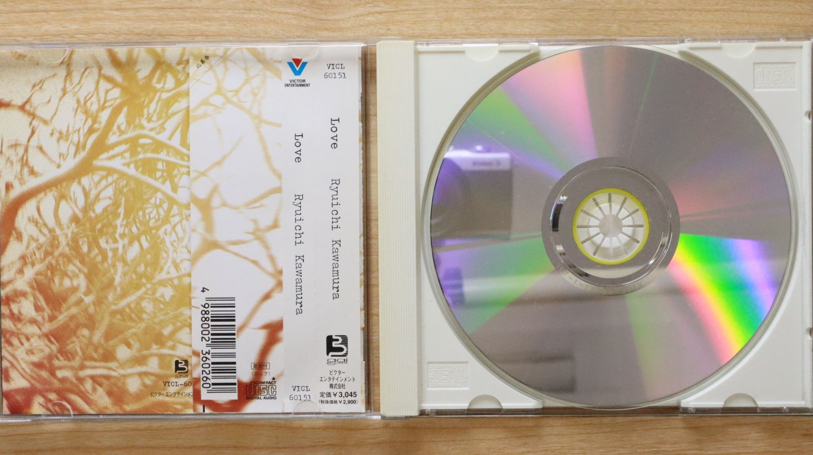 国内盤CD☆河村隆一/Ryuichi Kawamura□ LOVE 【VICL60151