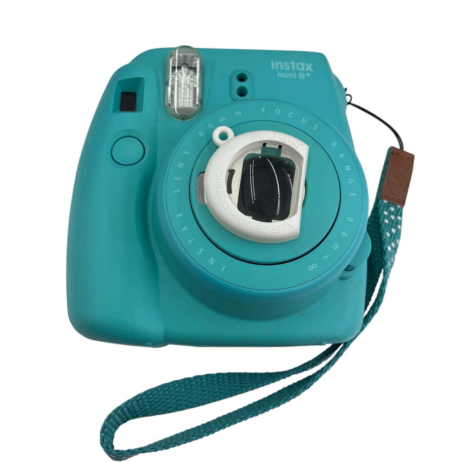 186000 現状品 FUJIFILM フジフィルム instax mini 8 インスタックスミニ８プラス ホワイト ターコイズ ブルー 2点まとめ売り