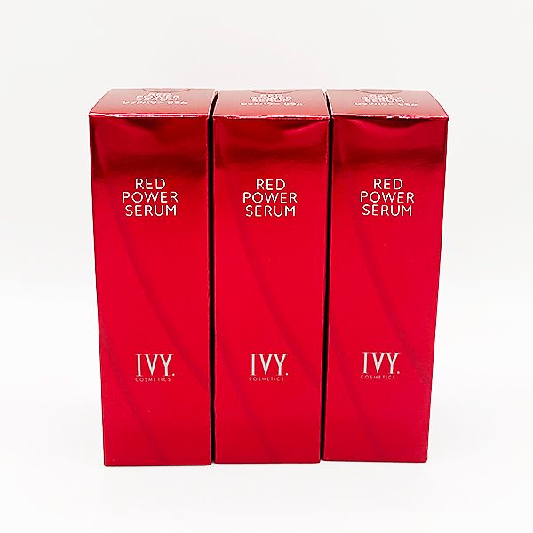 ◆3本セット 計90ml ◆アイビー レッドパワーセラム 30ml 浸透美活液 美容液 IVY