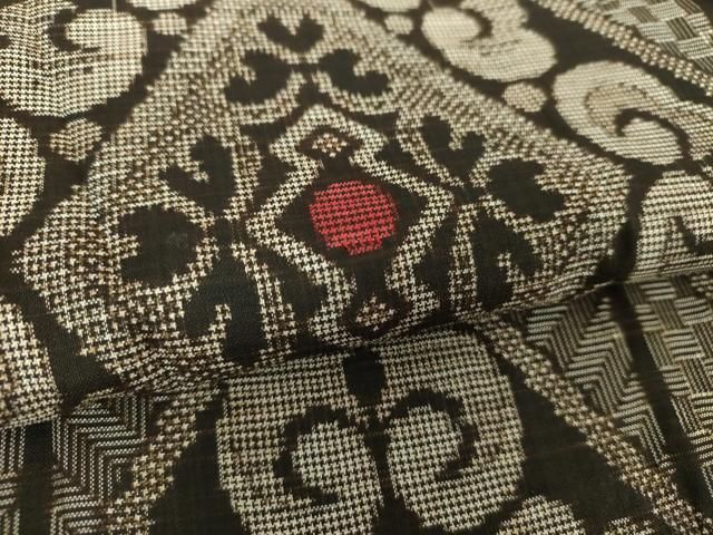 平和屋着物●本場大島紬　龍郷絣　花菱文　正絹　逸品　DAAU5004ps 平和屋着物○本場大島紬 龍郷絣 花菱文 正絹 逸品 DAAU5004ps - メルカリ