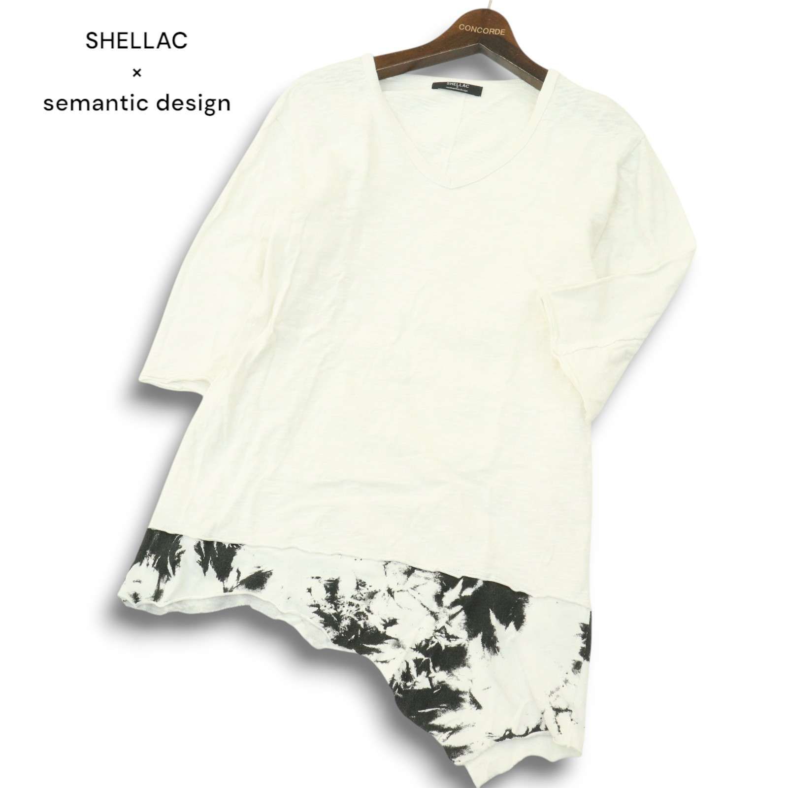 SHELLAC × semantic design シェラック セマンティック デザイン 7分袖 