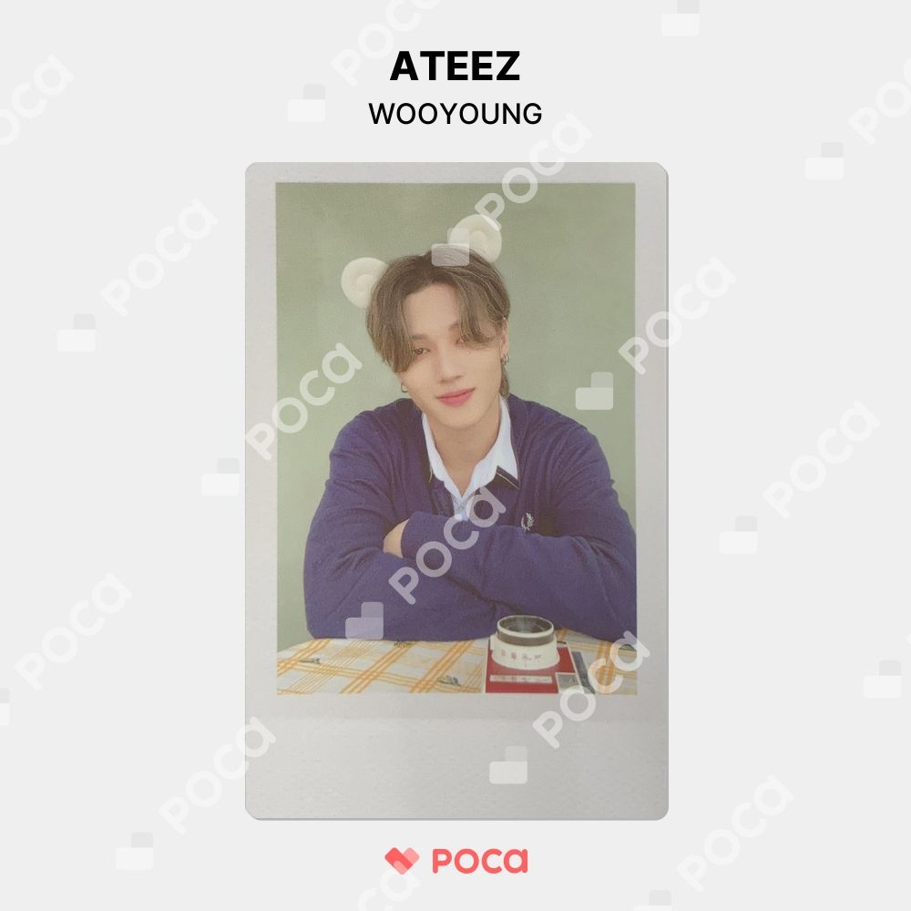 ATEEZ ウヨン WOOYOUNG ヨントン 当選者 トレカ ATEEZ ウヨン トレカ ATINY（エイティニー） 2ND MEMBERSHIP KIT