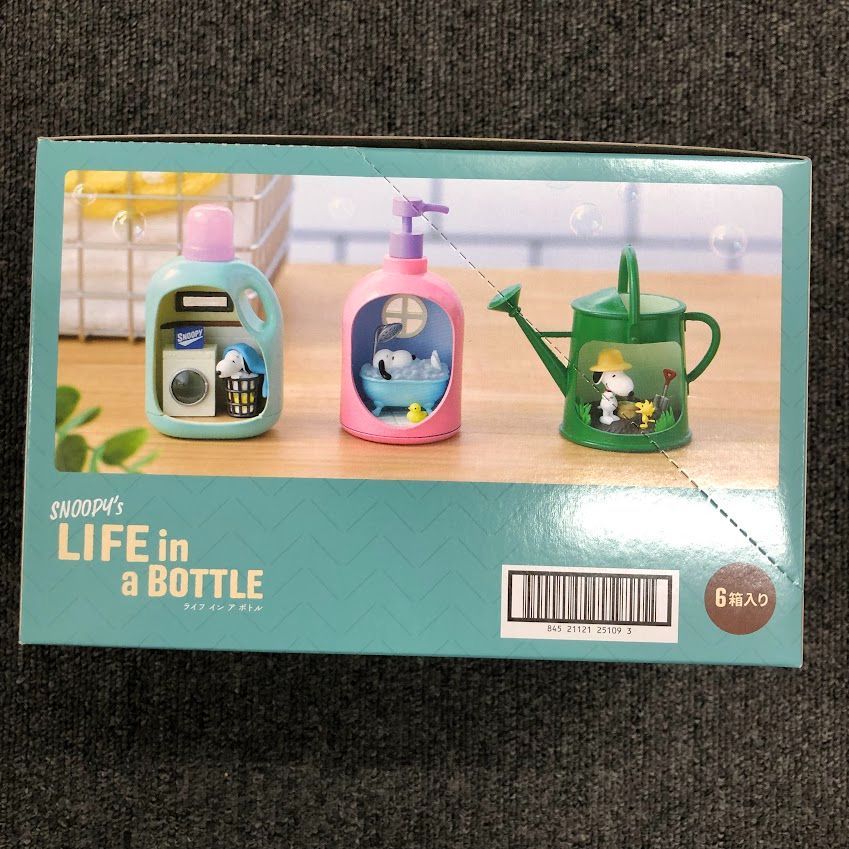 【新品】リーメント SNOOPY's LIFE in a BOTTLE BOX 全6種類 全種類セット スヌーピー フィギュア