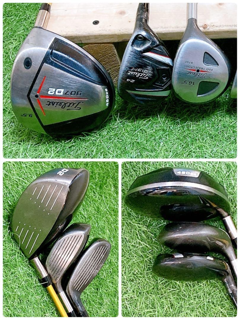 2.タイトリスト 初心者オススメ ゴルフクラブ メンズセット 右利き