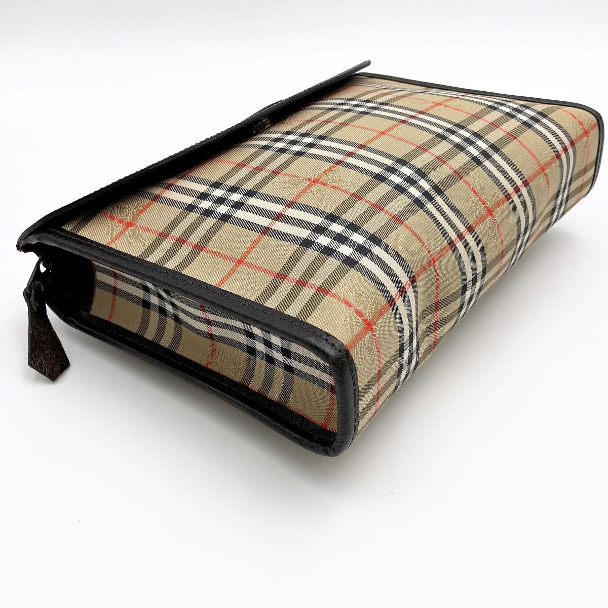 Burberrys バーバリーズ クラッチバッグ ノバチェック キャンバス