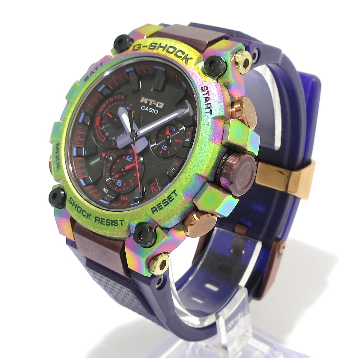 CASIO カシオ 腕時計 G SHOCK MT MTG 1 AJR メンズ SS カーボン タフソーラー スマートフォンリンク 黒