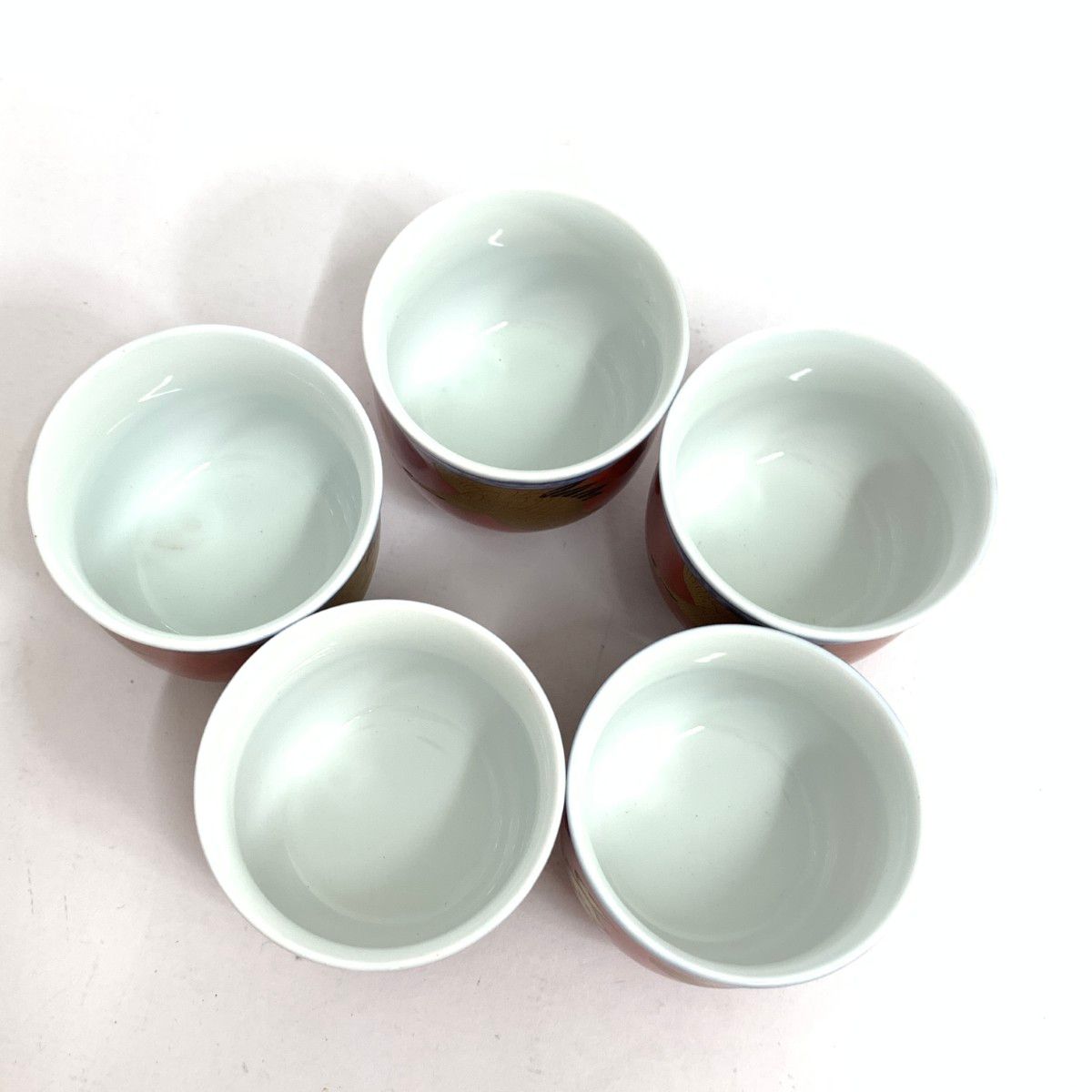 深川製　宮内庁御用達　酒器揃　　　　G141 Amazon.co.jp: 深川製磁 酒器揃 宮内庁御用達 染錦手波鶴紋 徳利