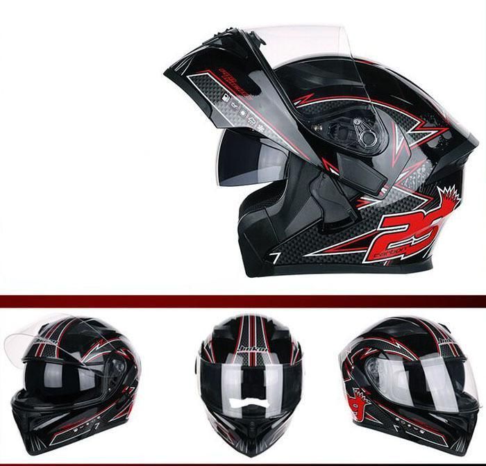 ヒレ付き フリップアップ オンロード フルフェイスヘルメット インナー丸洗い可