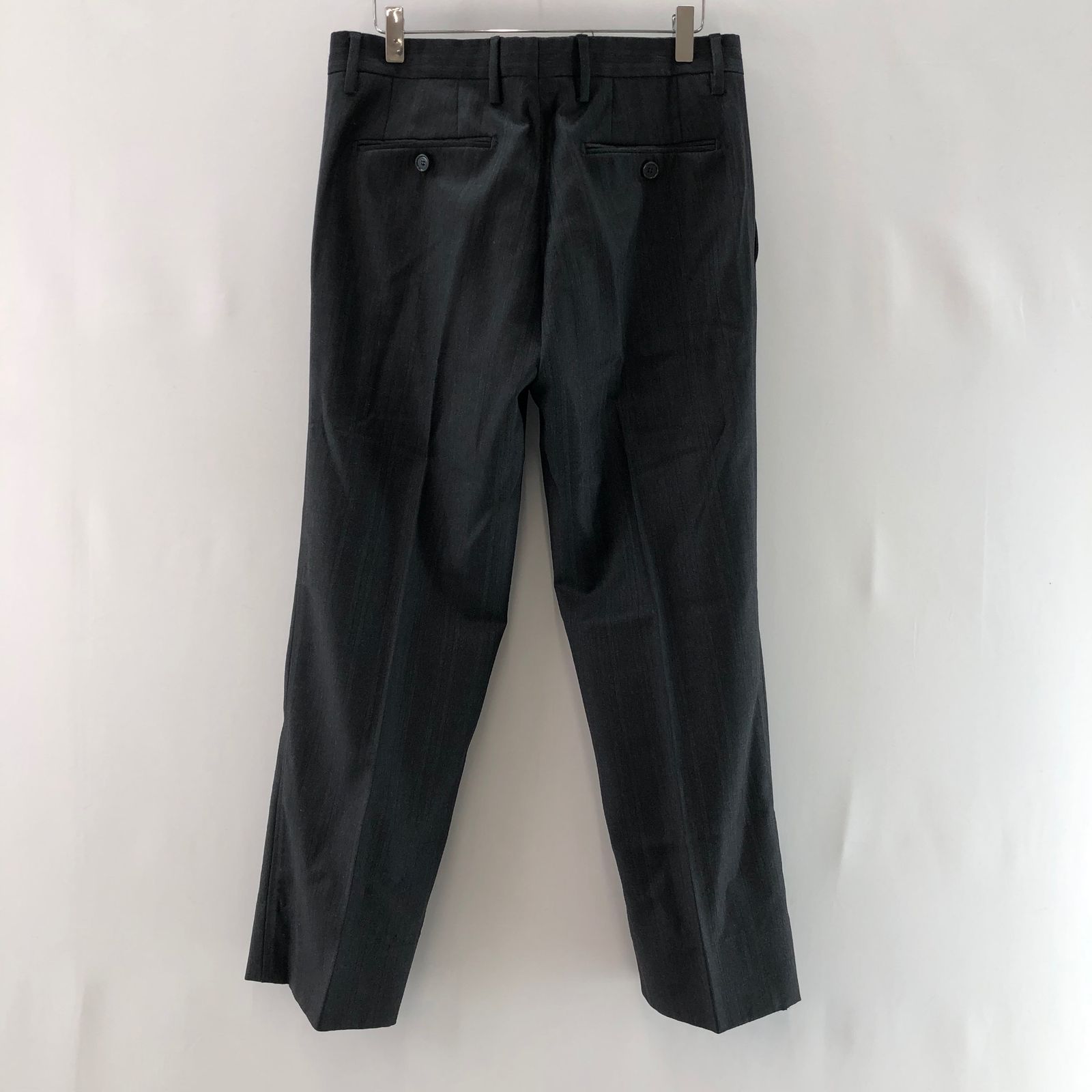 良品 ドルチェ&ガッバーナ ストライプ スラックス ダブル グレー 50 ドルチェ&ガッバーナ DOLCE&GABBANA】 ダブル6ボタン ストライプ