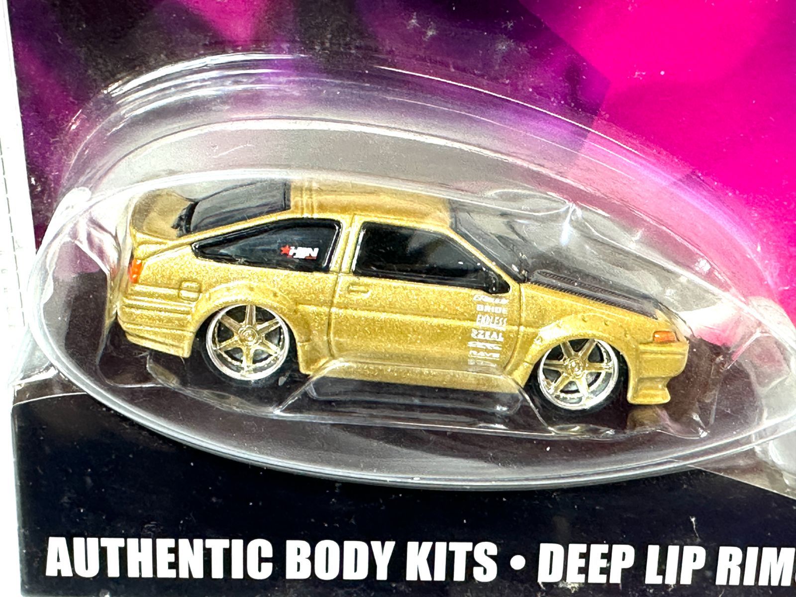 激レア HotWheel トヨタ ハチロク D-Force ミニカー JDM Hot Wheels D-Force Toyota Corolla GTS In Gold Sparkle NIB