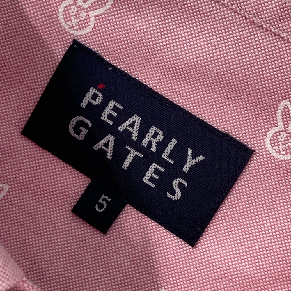 サイズ：5 PEARLY GATES パーリーゲイツ 長袖シャツ ボタン