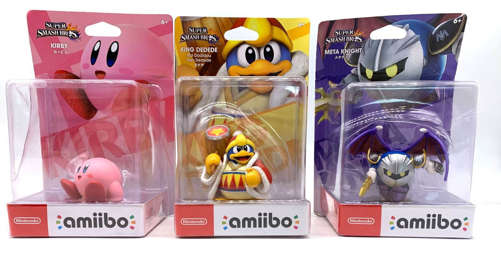 アミーボ amiibo『カービィ』『デデデ大王』『メタナイト』大乱闘