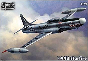 ココ様　1本 Sword 1/72 アメリカ空軍 F-94Bスターファイア プラモデル SWD72054