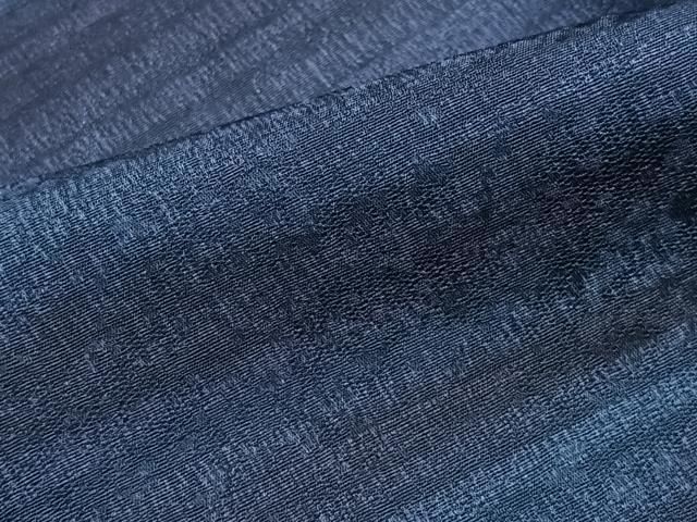 平和屋着物＃道行コート 霞文 暈し染め ロング丈 正絹 逸品 未使用