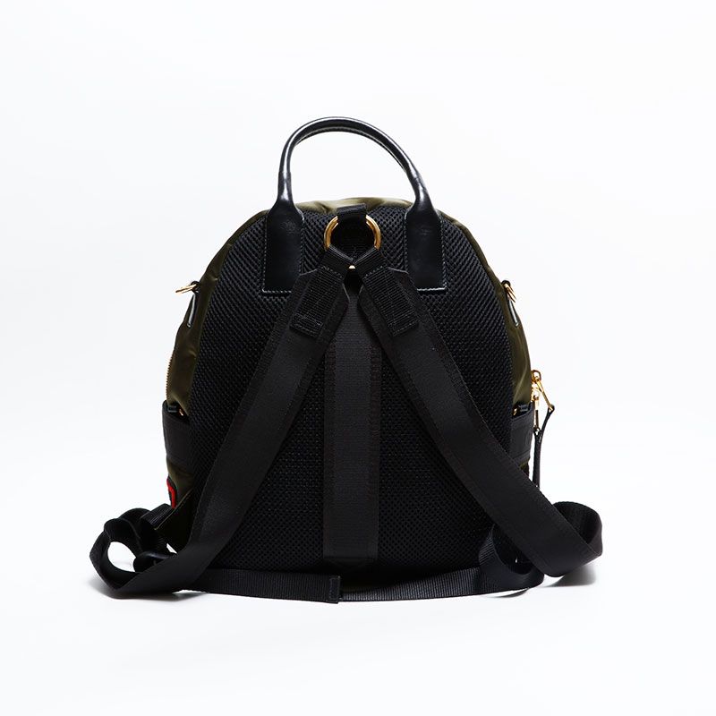 MIUMIU バックパック ナップサック ナイロン レザー ブラック 美品