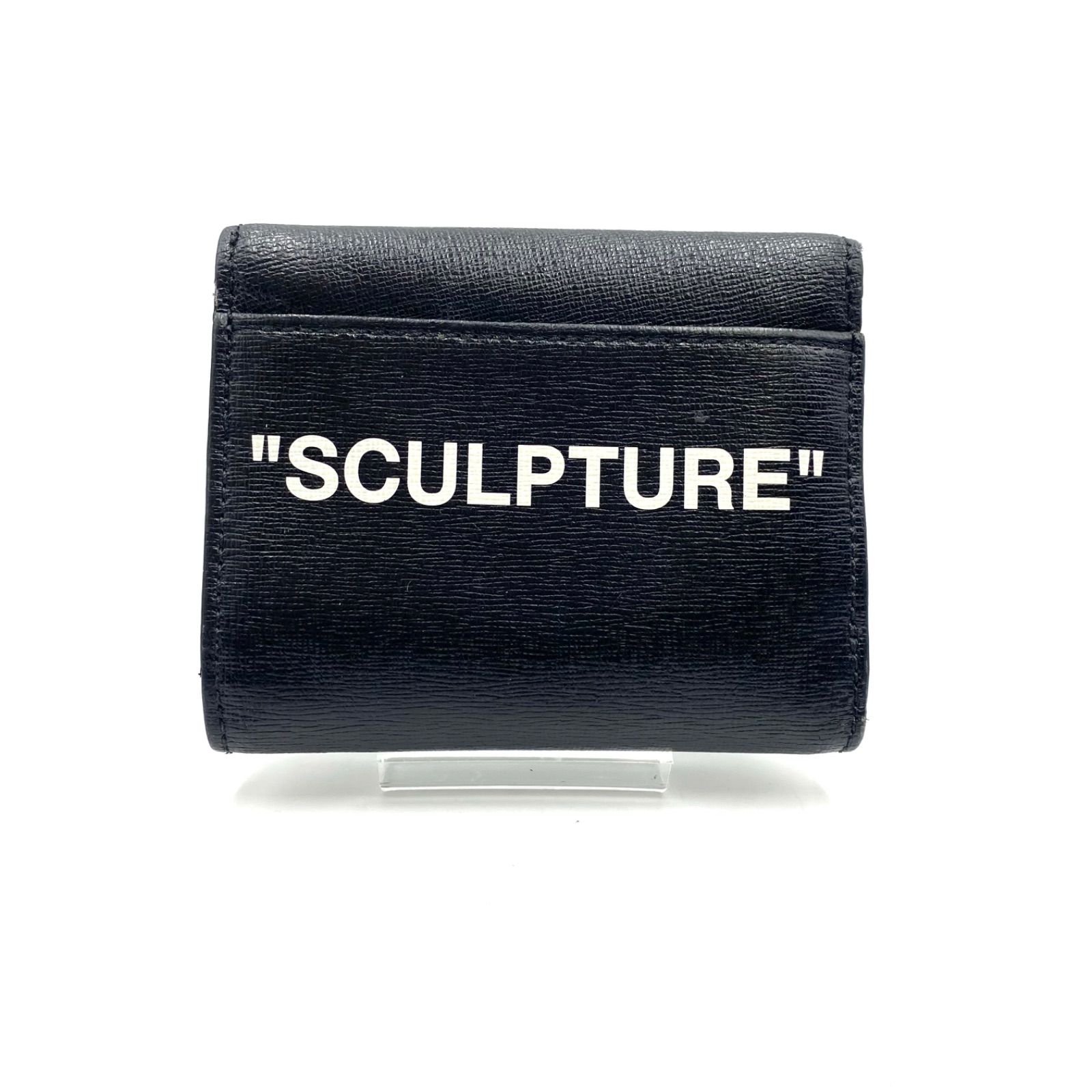 Off-White 財布 OFF WHITE オフホワイト レザー 三つ折り財布 CALF SKIN QUOTE BIFOLD