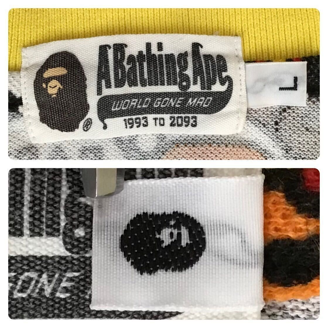 マイロ アニマル サファリ ポロシャツ Lサイズ a bathing ape BAPE