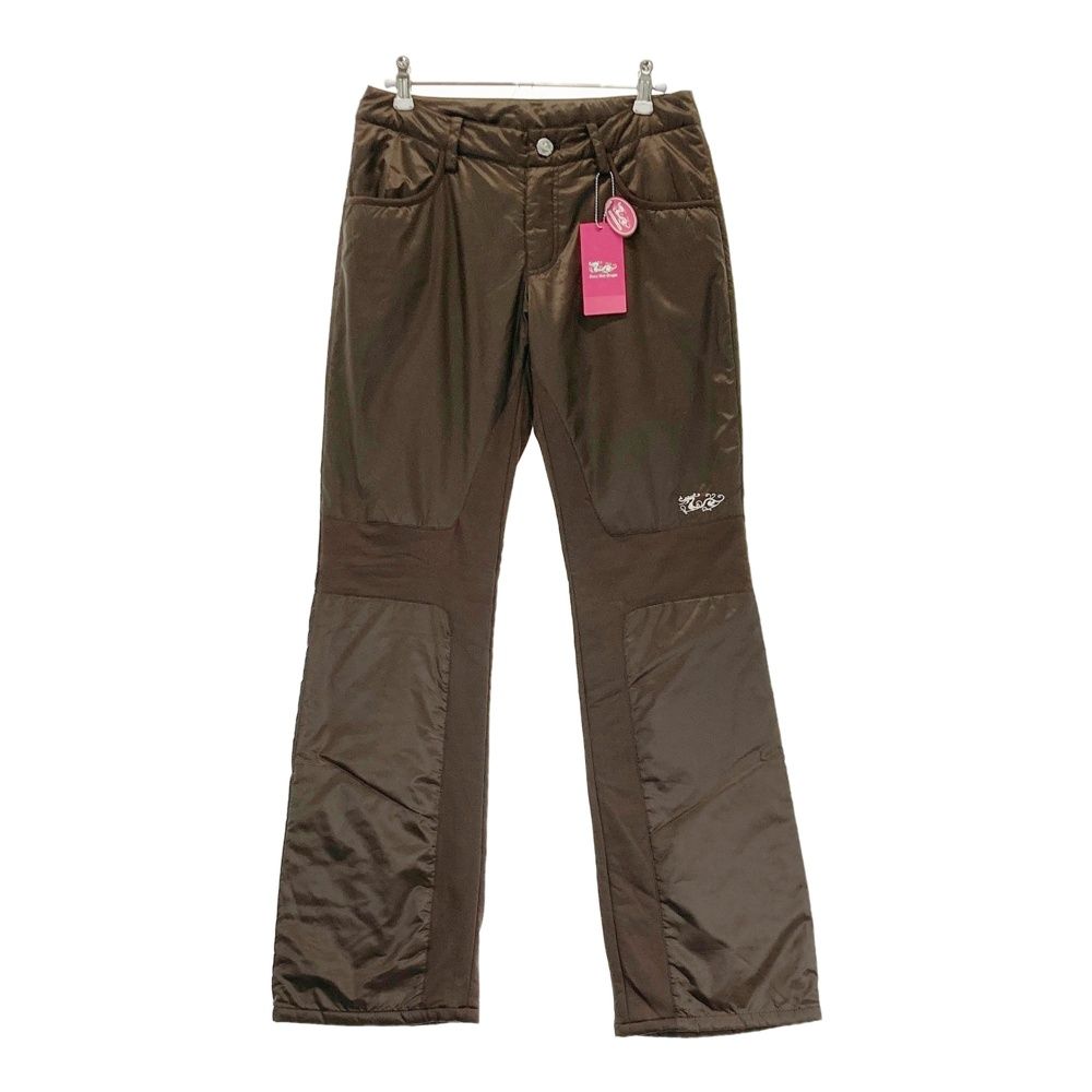 サイズ 2 DANCE WITH DRAGON ダンスウィズドラゴン 中綿パンツ ブラウン系 240101448493 ゴルフウェア レディース ストスト