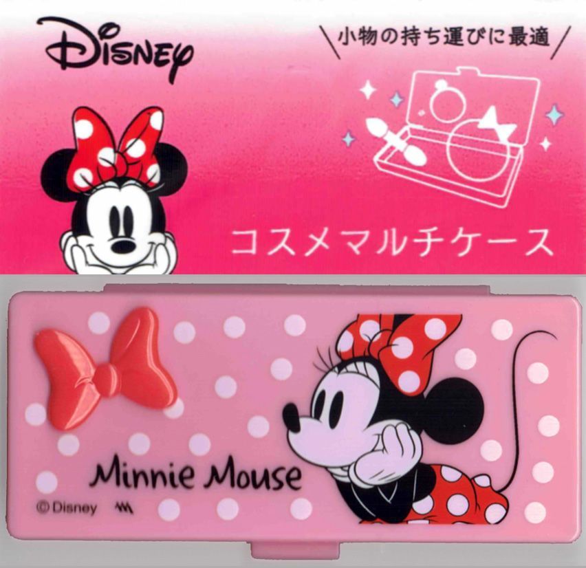 【３９０円ショップ】　ミニーマウス　コスメマルチケース