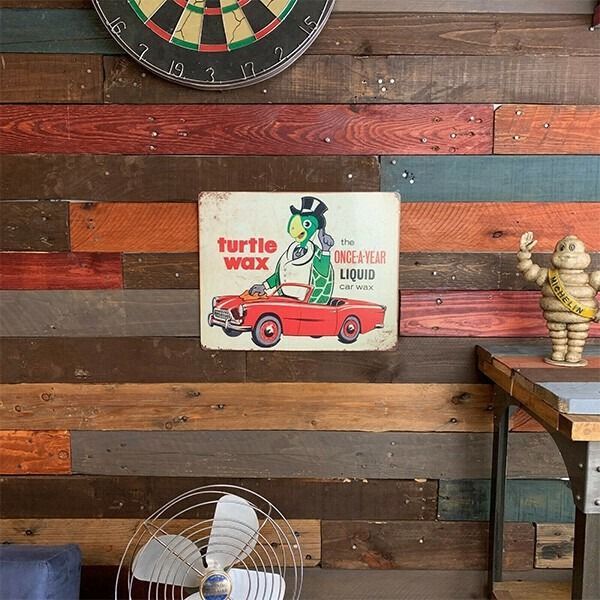メタルサイン タートルワックス ブリキ看板 アメリカン雑貨