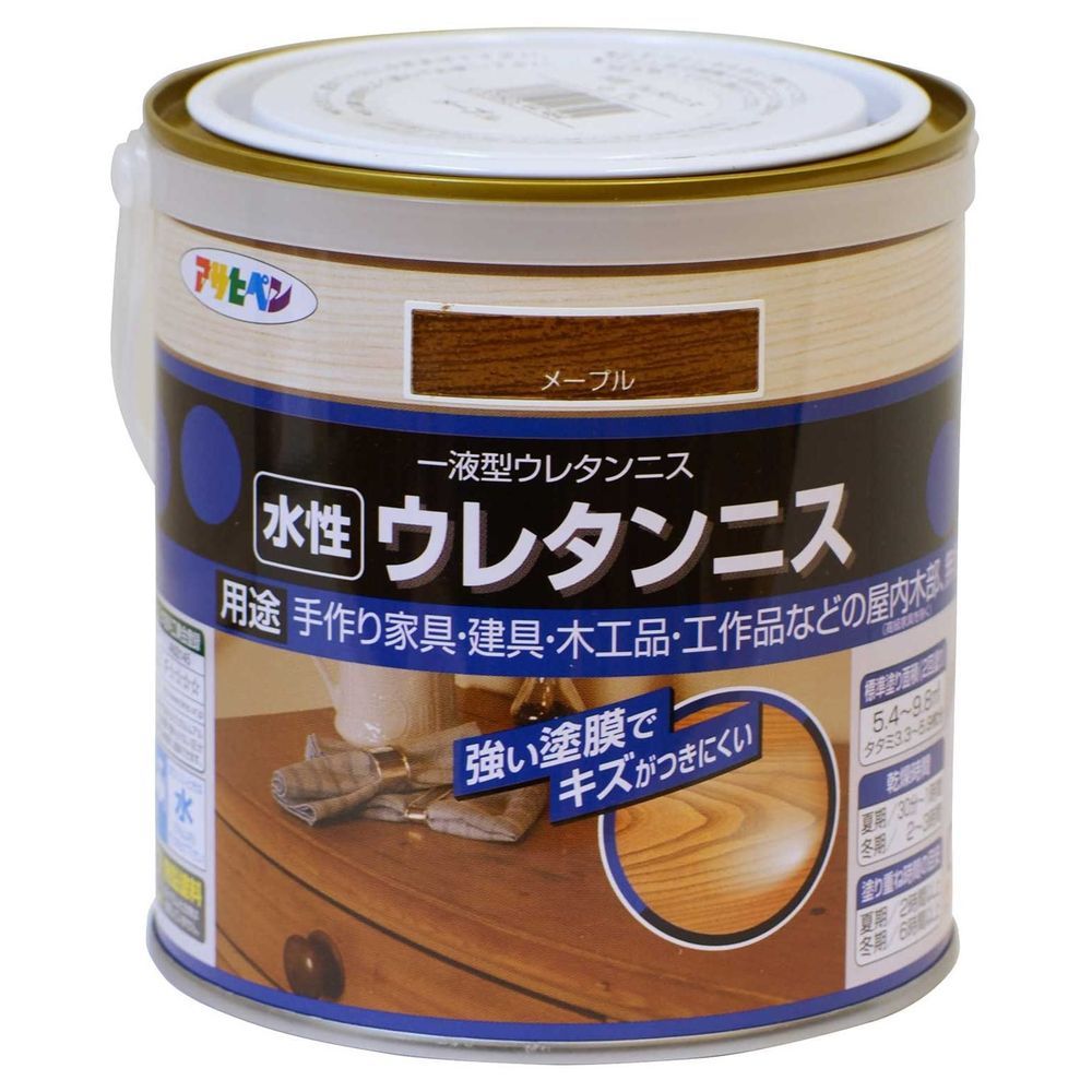 アサヒペン 木工用着色ニス 0.7L メープル まとめ買い3缶セット アサヒペン 木工用着色ニス 0.7L メープル まとめ買い3缶セット