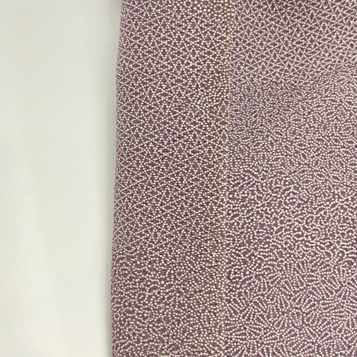 美品】 江戸小紋 身丈159.5cm 裄丈66.5cm M 袷 花 松葉 紫 正絹 名品