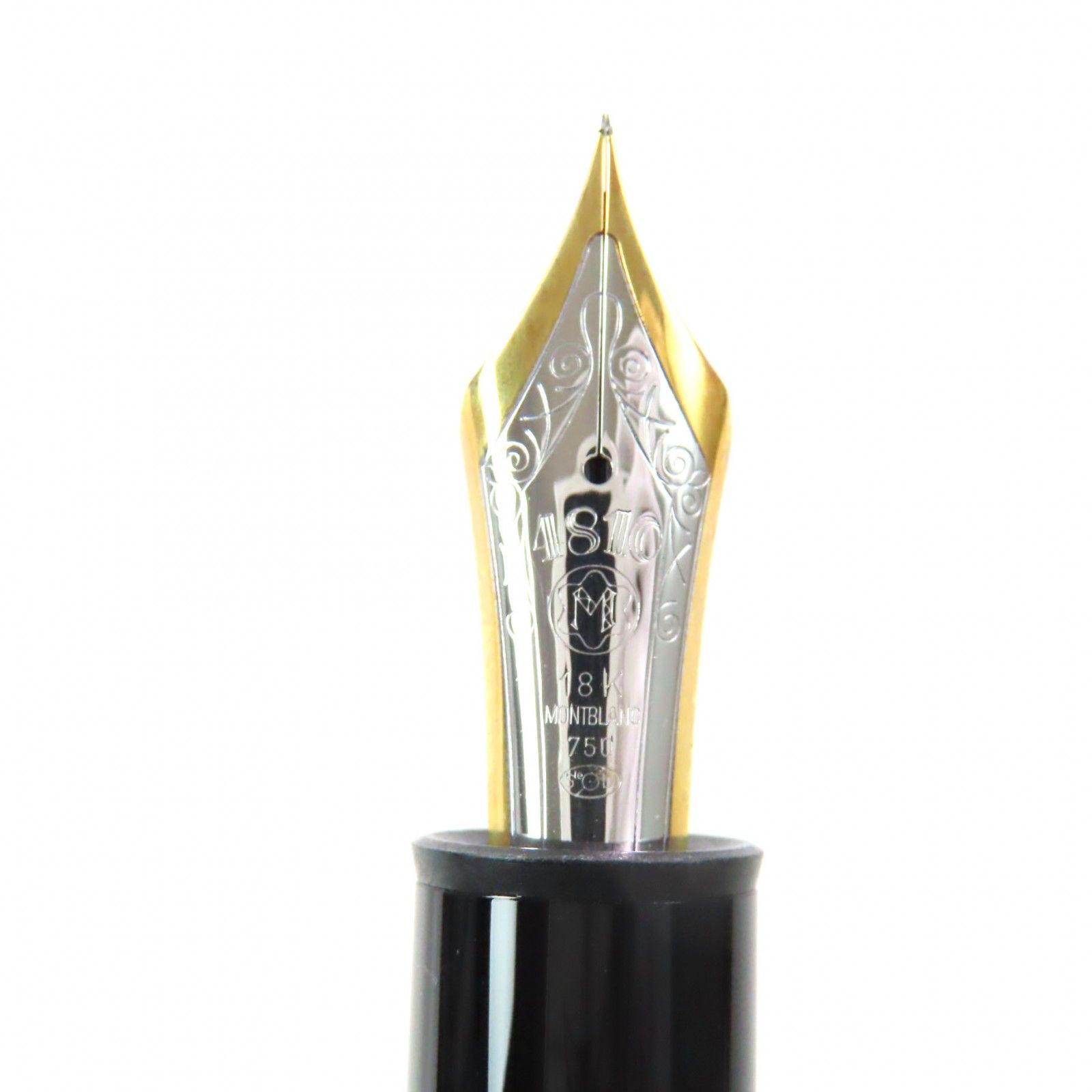 MONTBLANC - 美品●MONTBLANC モンブラン マイスターシュテュック No.149 ペン先18K EFニブ ホワイトスター 万年筆 ブラック×ゴールド 筆記確認済み youstyle-pen_yahoo-mb149-f