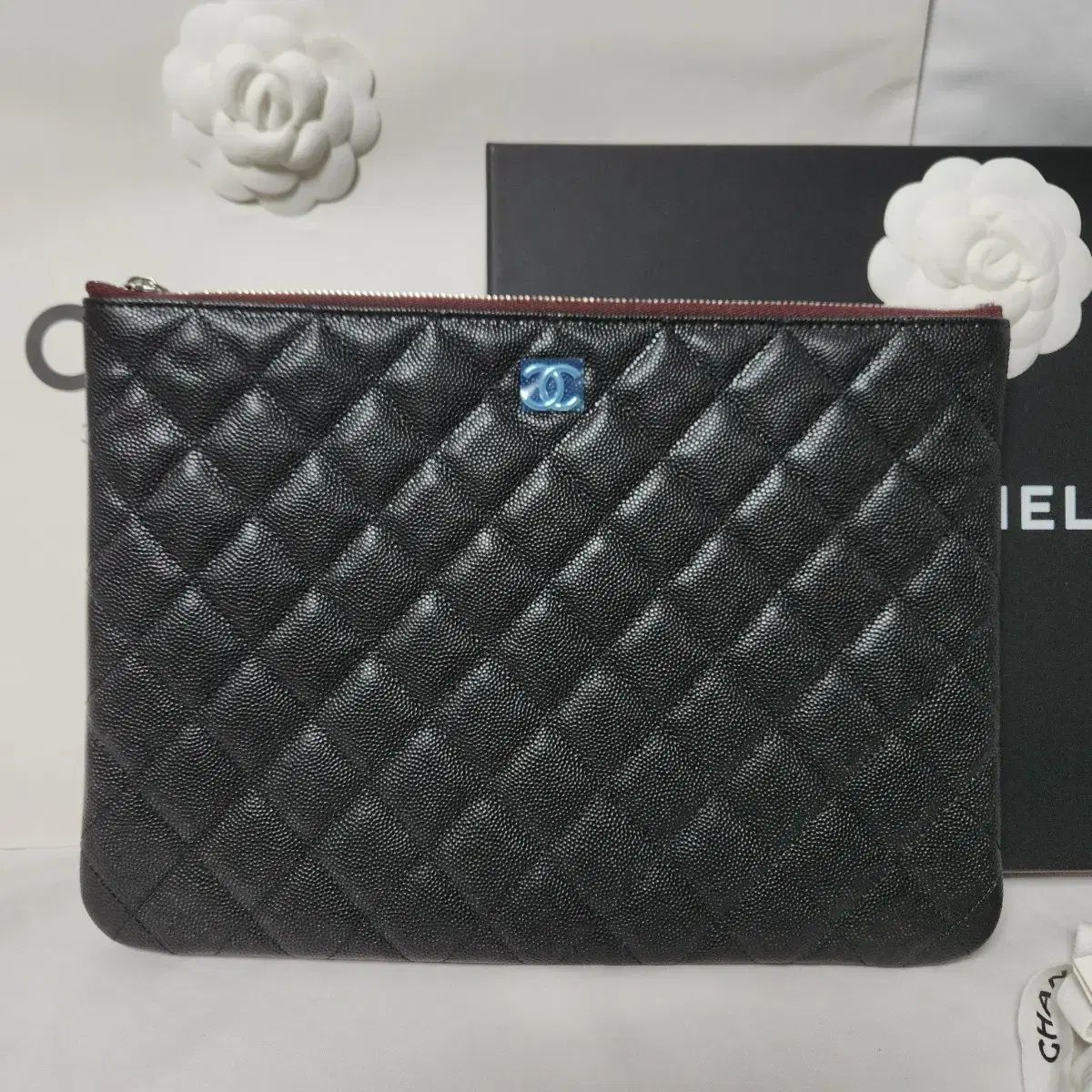 関税・送料込【CHANEL】キャビアクラッチラージ 関税・送料込【CHANEL】キャビアクラッチラージ (CHANEL