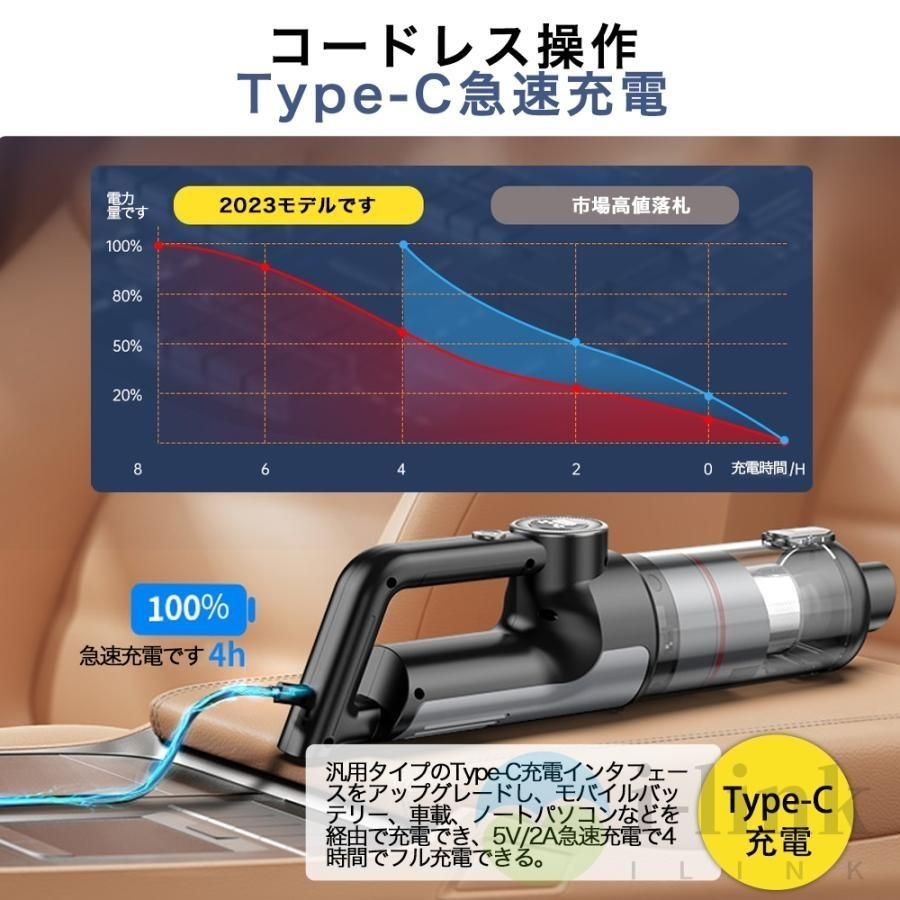 軽量ハンディ掃除機