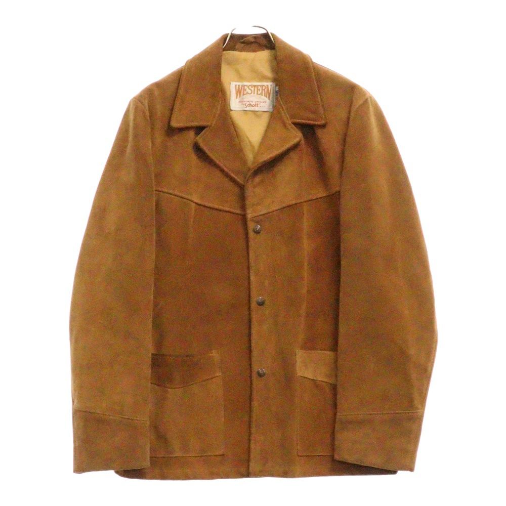 SCHOTT (ショット) WESTERN SUEDE JACKET ウエスタン スウェード