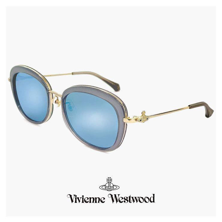 新品】 41-5001 c01 54mm レディース ヴィヴィアン ウエストウッド サングラス Vivienne Westwood uvカット  紫外線対策 セル巻き メタル フレーム オーバル バタフライ 型 オーブ ミラーレンズ アジアンフィット モデル - メルカリ