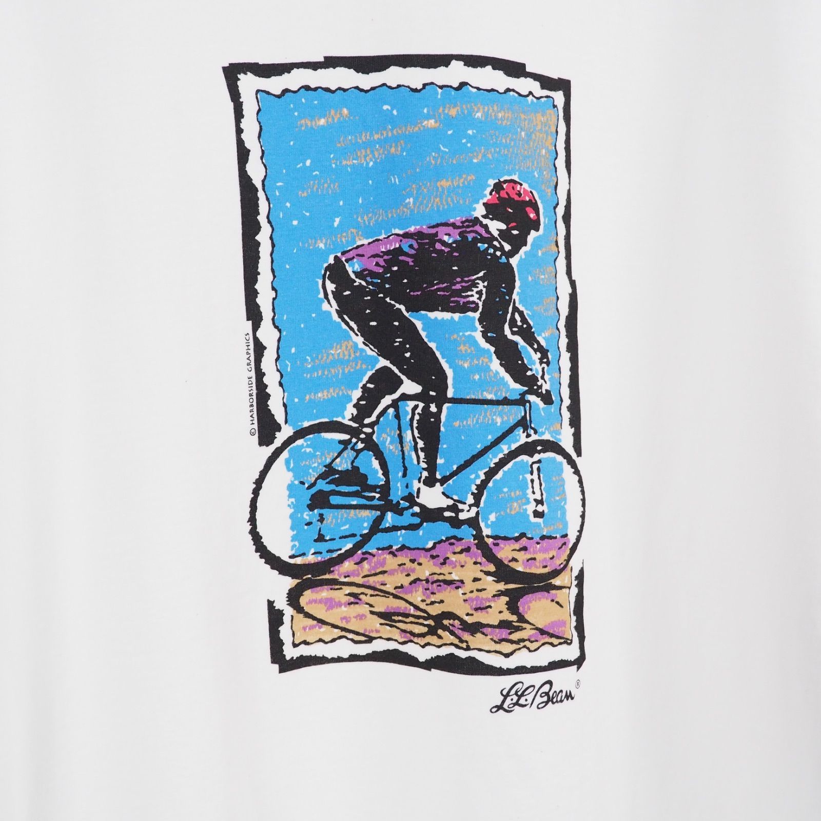 アシックス ウェイトリフティングシューズ ブルー/ホワイト 26.0cm Mint】L.L.Bean cursive logo cycling T-shirt M 90's USA製
