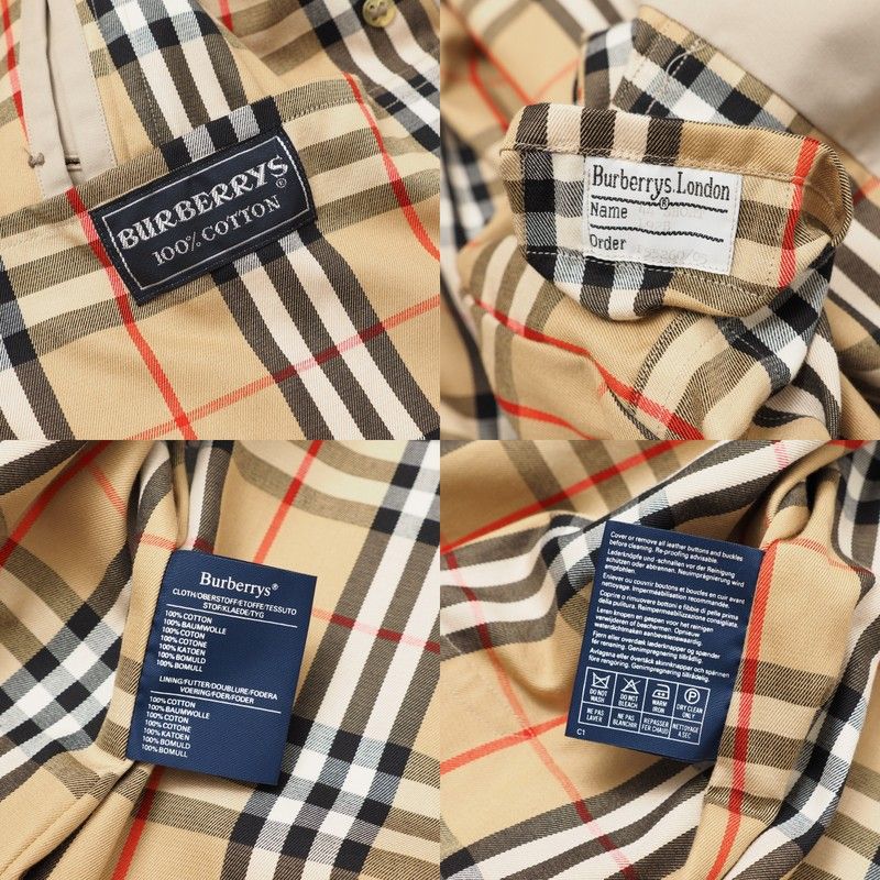 美品 Burberrys バーバリーズ トレンチコート【古着】【中古