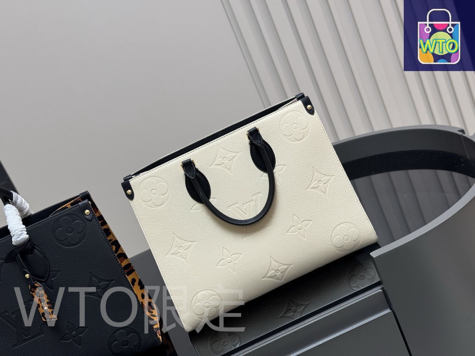 ワクワクする 今日 LV ルイヴィトン オンザゴー ショッピングバッグ 隠しバックストラップ付き 折りたたみボックス付き