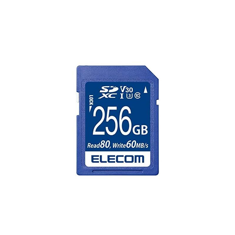 ♥品 エレコム SDXCカード データ復旧サービス付 ビデオスピードクラス対応 UHS-I U3 80MB s 256GB MF-FS256GU13V3R 1