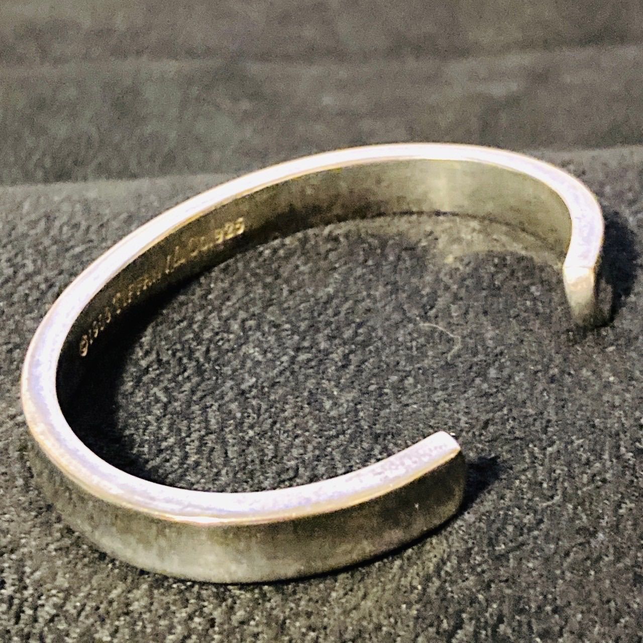 ティファニー　カフバングル　1837 ナロー　シルバー925 ブレスレット TIFFANY＆Co ティファニー ヴィンテージ バングル 1837 ナロー