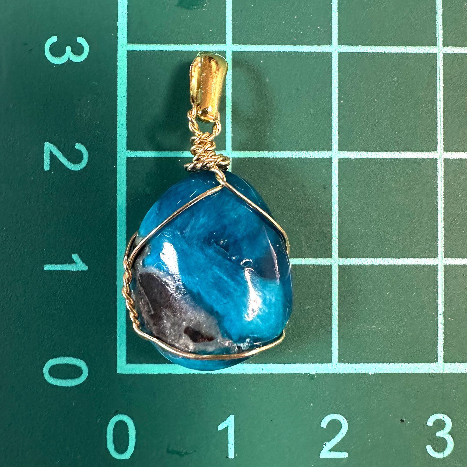 高品質 カバンサイト ペンダントトップ◇ カバンサイト /キャバンサイト 天然石 Cavansite ペンダント