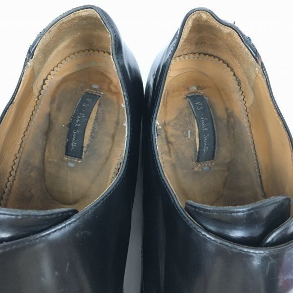 試着交換OK！Porl smith/ポールスミス　size44　28.5-29.5程度　ポルトガル製　モンクストラップ/ビジネスシューズ〈黒/BLACK/ブラック〉メンズ//men's 菅NO.WZF-162 試着交換OK！Porl smith/ポールスミス size44 28.5-29.5程度