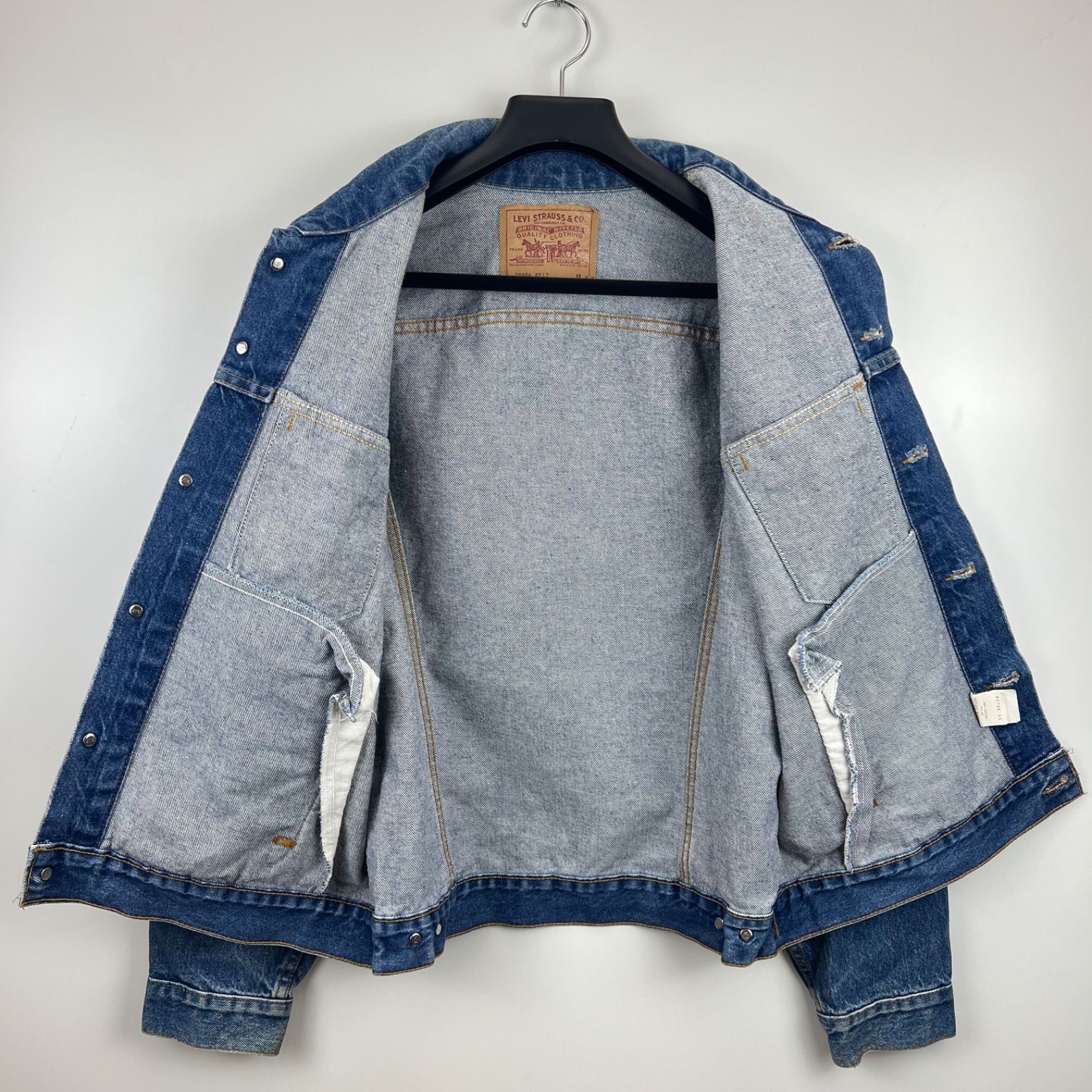 Levi's 90s 1991 USA VTG 70506-0217 denim jacket 42 XL リーバイス