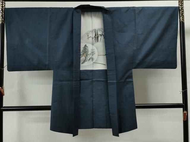 平和屋着物○男性 本場大島紬 アンサンブル 100亀甲 総詰め 正絹 逸品