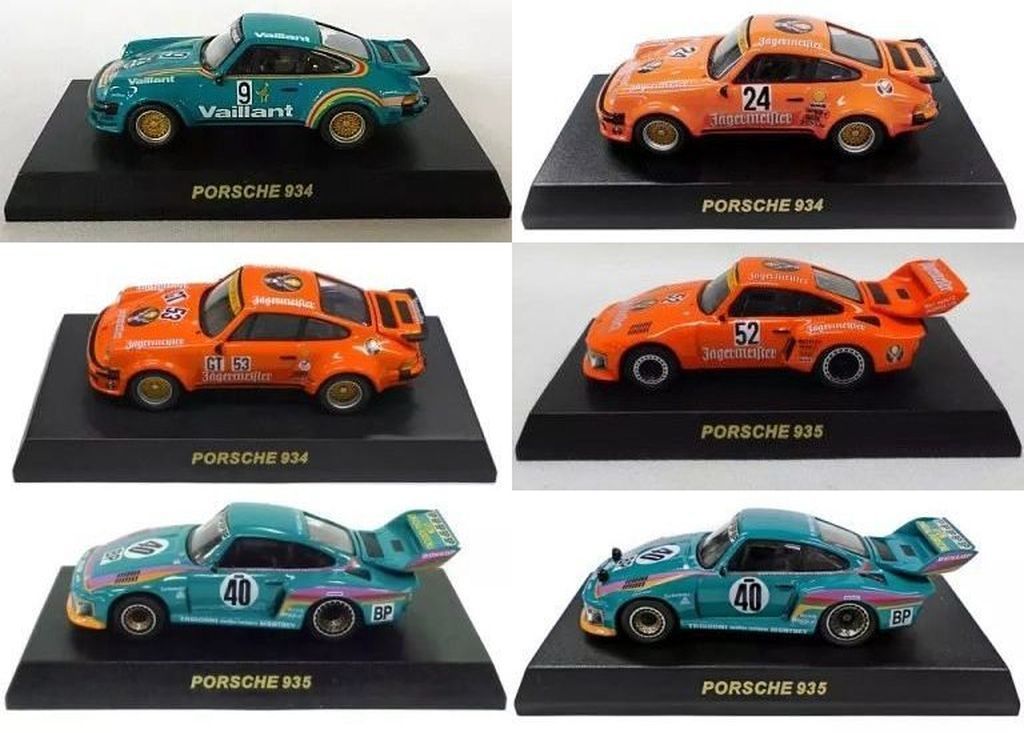 ミニカー 全6種セット 1|64 ポルシェ 934|935 ミニカーコレクション サークルK サンクス