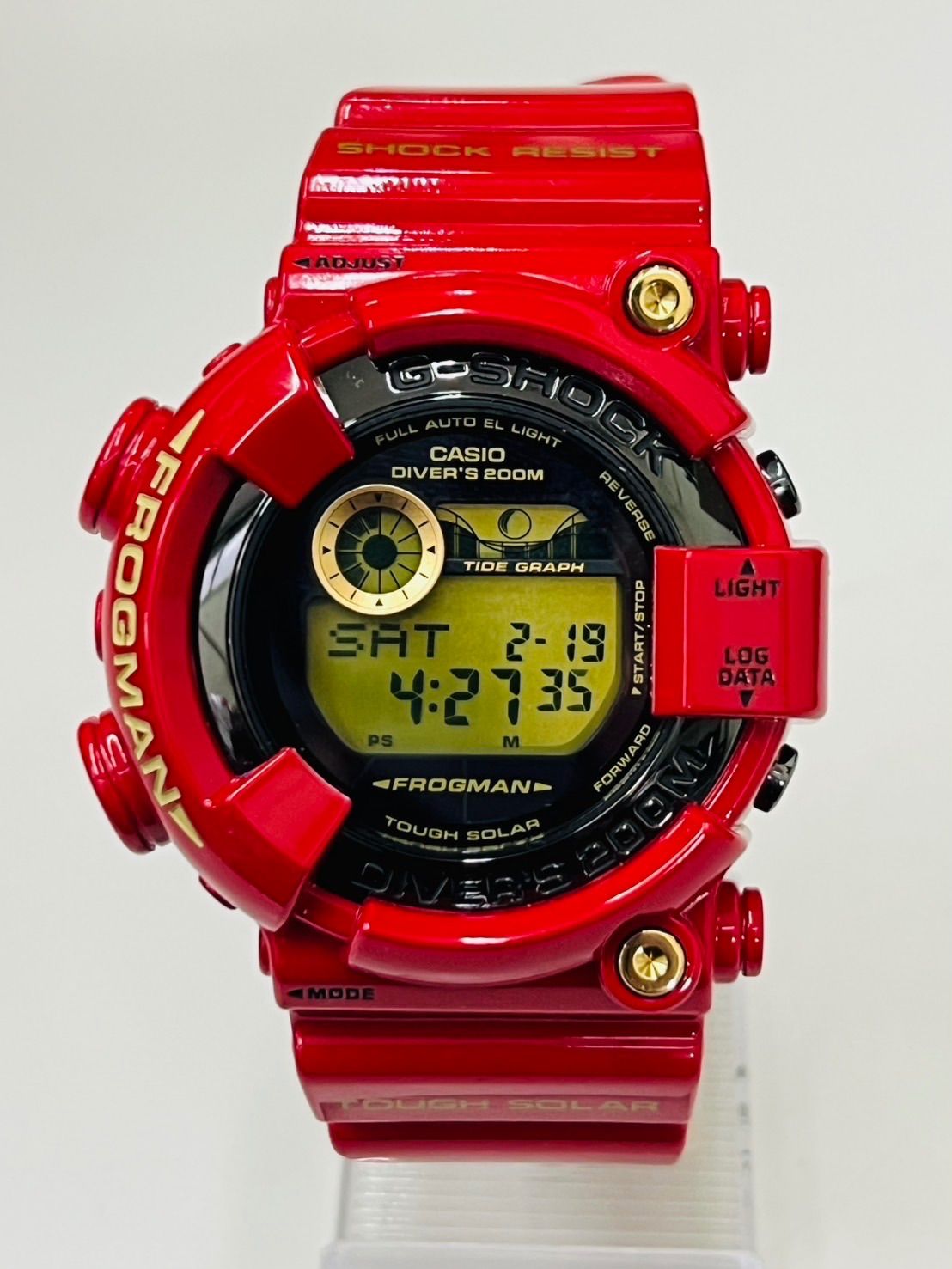 G-SHOCK FROGMAN フロッグマン　タフソーラー 極美品 箱説付 G-SHOCK GW-200F フロッグマン タフソーラー 雨蛙