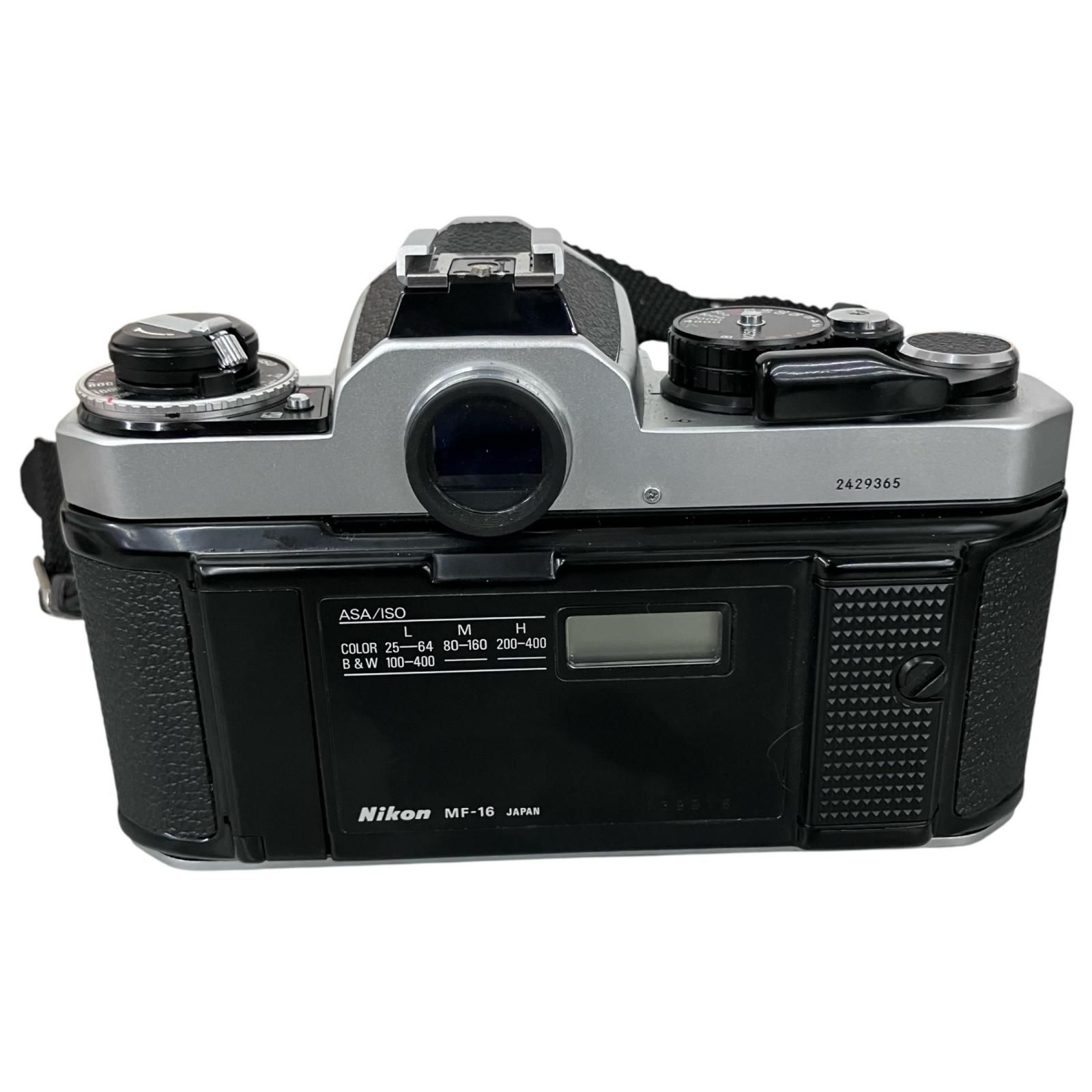 118020 ジャンク品 Nikon ニコン フィルムカメラ FE2 ブラック