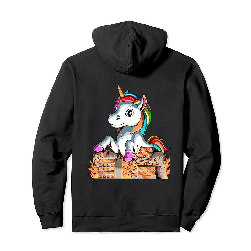 Zillacorn Kaiju Unicorn 日本アニメモンスター パーカー