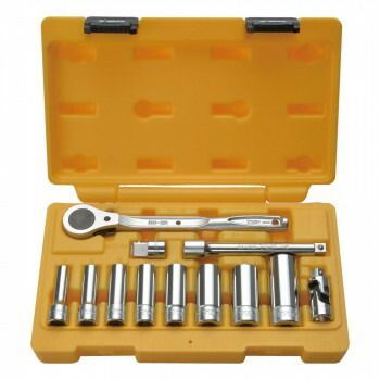 トップ工業 TOP サーフェイスディープソケットレンチセット 差込角9.5mm DWS-308RS