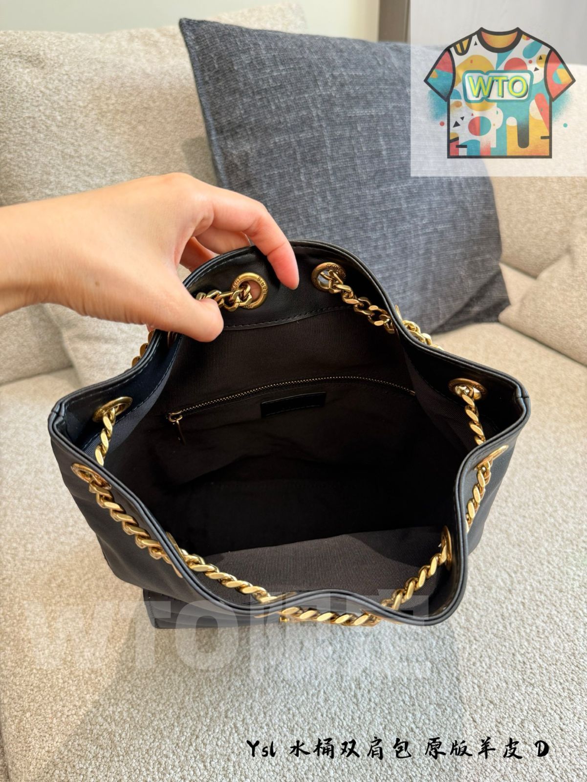 今日WTO】YSL イーエスエル ジョー バックパック 柔らかな小羊皮