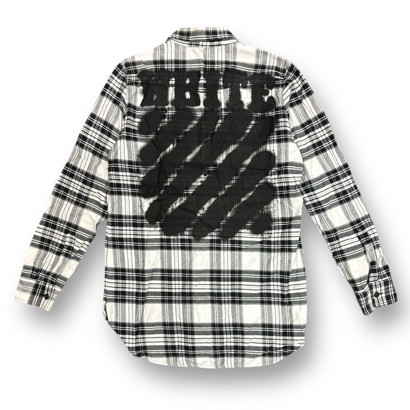 OFF-WHITE 17SS ダイアグスプレー バックプリント ロゴチェック 